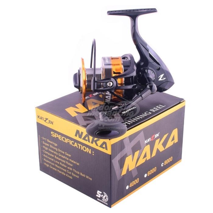 Laris Reel Spinning Kaizen Naka- Reel Berkualitas - Reel Bagus -