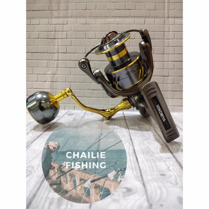 Menarik Reel Hinomiya Terracotta Mighty 5000 - Power Handle