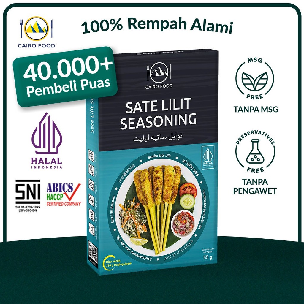 

Bumbu Sate Lilit Spice Mix Sehat - Cairo Food