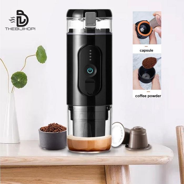 MESIN ESPRESSO PORTABLE MINI ESPRESSO COFFEE MAKER DENGAN PEMANAS AIR