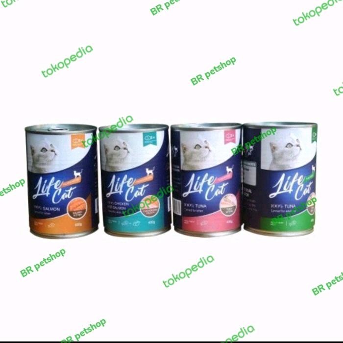 Makanan Kucing Life Cat Kaleng Kitten Adult 1dus LifeCat Kaleng 1 dus