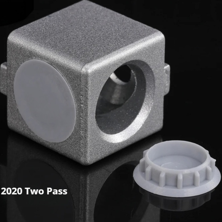 4PCS Aluminum Cube Corner Connector 2020 3030 Aluminum Cube Corner Connector Fastener Match Use