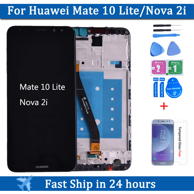 5.9" Original Display For HUAWEI Mate 10 Lite LCD Touch Screen with Frame For HUAWEI Mate 10 Lite LC