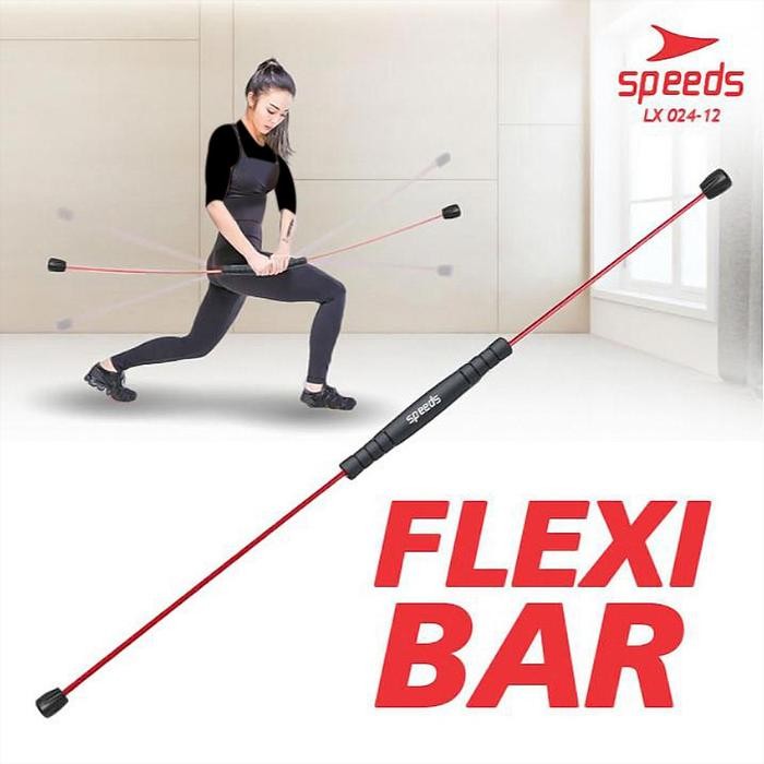 Tongkat Flexi Speeds Getar Fitness Gym Bar Terapi Yoga Aerobik Tangan Latihan Pilates 024-12