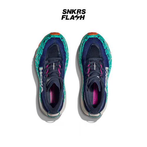 HOKA ONE ONE Speedgoat 6 Varsity Navy Blue Sepatu Lari Wanita - 1147811VYM - Size 38