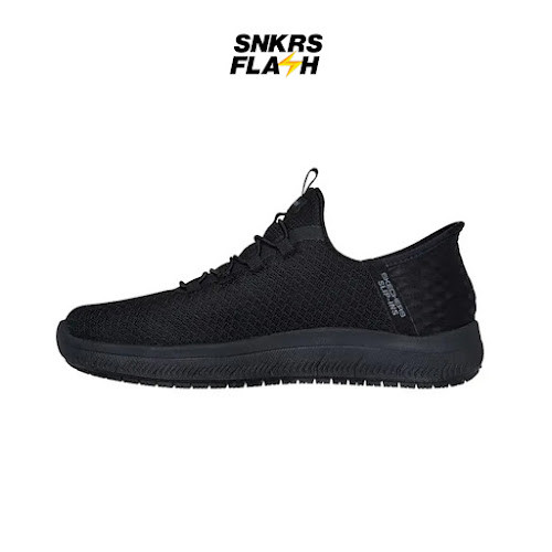 SKECHERS Work Summits Sr Triple Black Sepatu Training Wanita - 108144BBK - Size 36