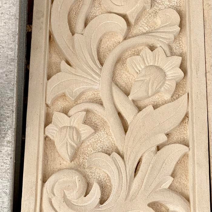 kerajinan batu ukir relief ornamen