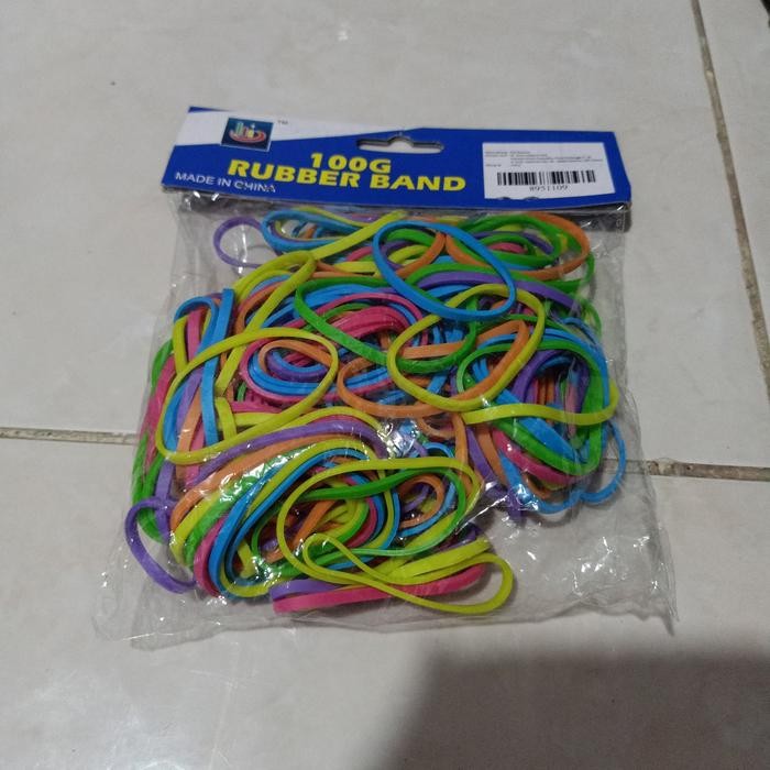 gelang karet warna warni