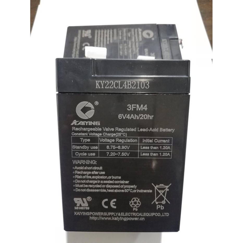 Baterai Timbangan Digital 6V 2.8AH