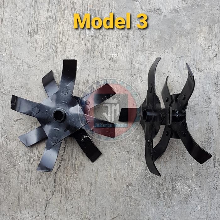 Cultivator Weeder Tiller Mata Pisau Penyiang Gulma Penggembur Tanah