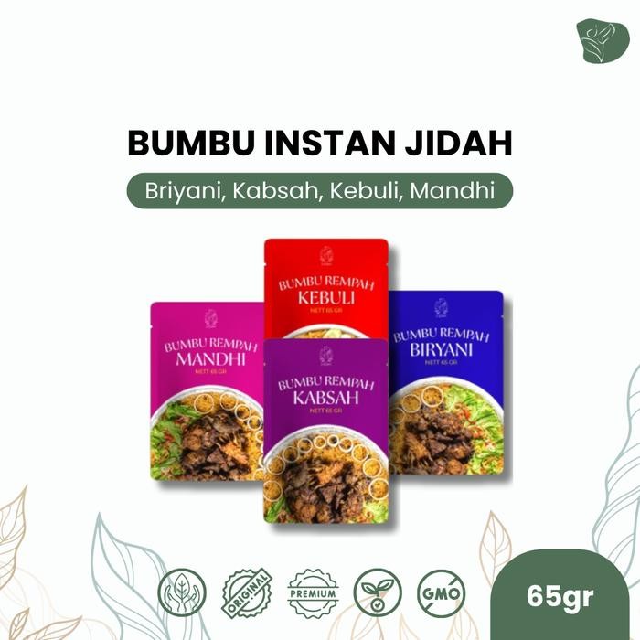 

New Bumbu Kebuli instan nasi briyani mandhi kabsah lengkap praktis jidah