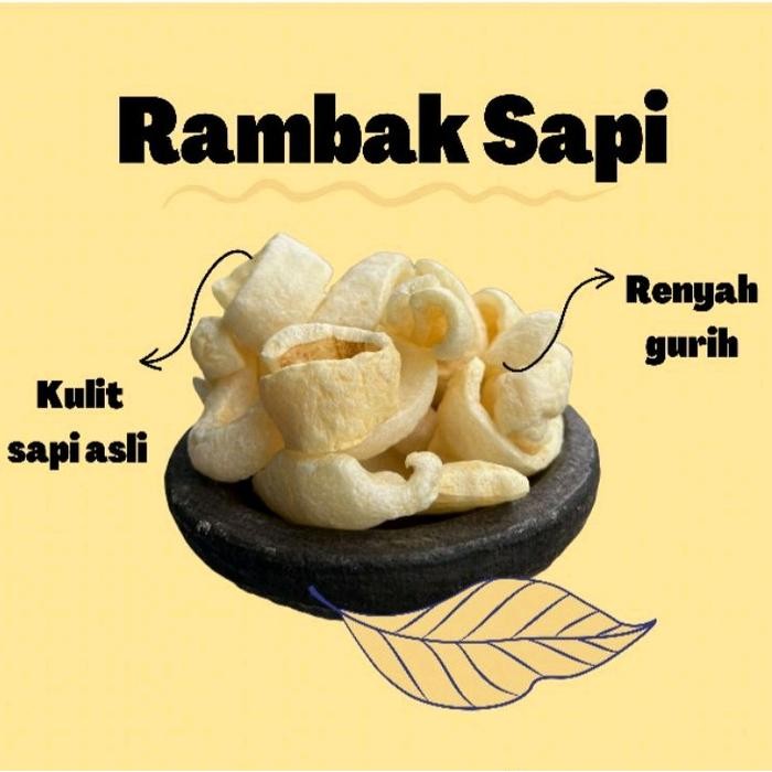 

New (Oleh Oleh Surabaya) Krupuk Rambak Sp Renyah 250gr