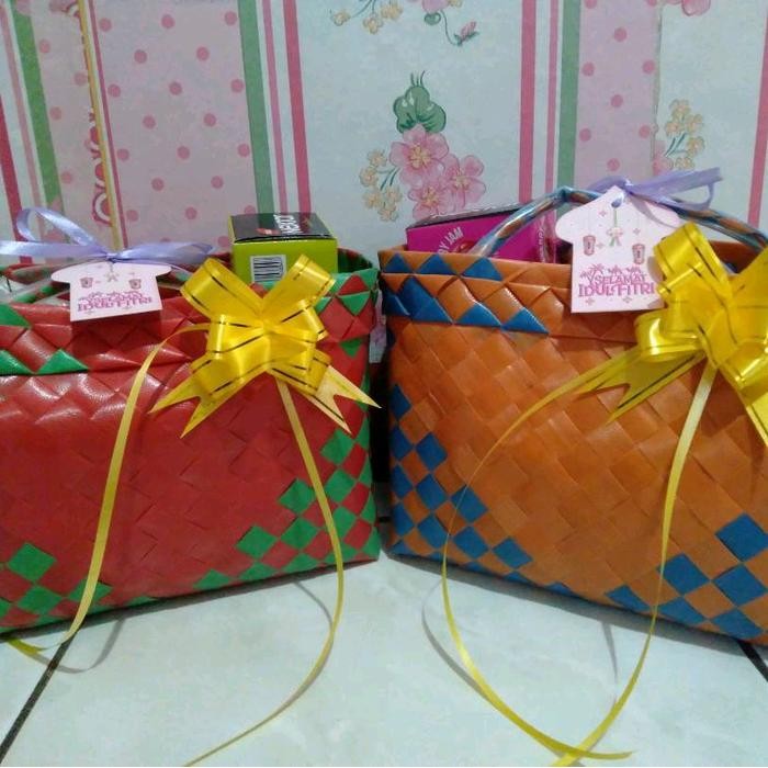 

New 5 pcs premium unyil kecil muat 2 kg sembako bisa untuk bingkisan sovenir Anyaman Plastik Belanja