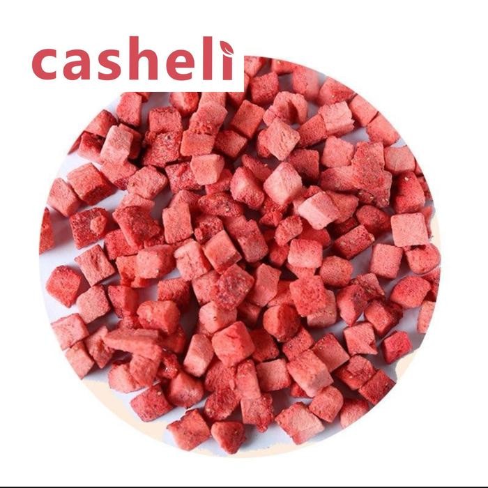 

PREMIUM Strawberry Dadu Kering 1KG Freeze Dried Stroberi Bahan Kue