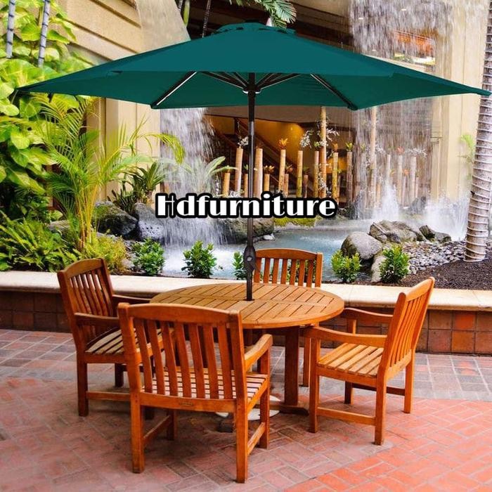 PREMIUM kain terpal meja payung taman,kain payung cafe, payung pantai, payung