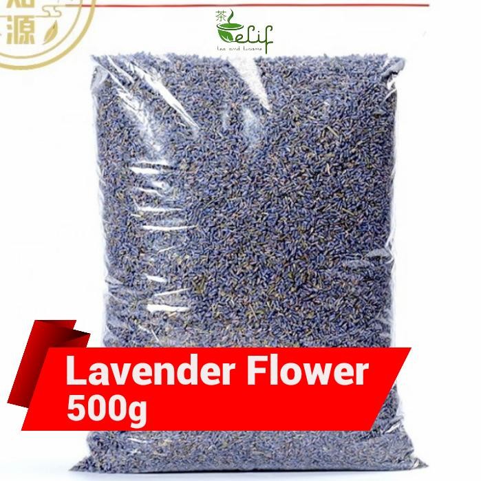 

PREMIUM 500g Premium Dried Lavender Tea Teh Bunga Lavender Kering