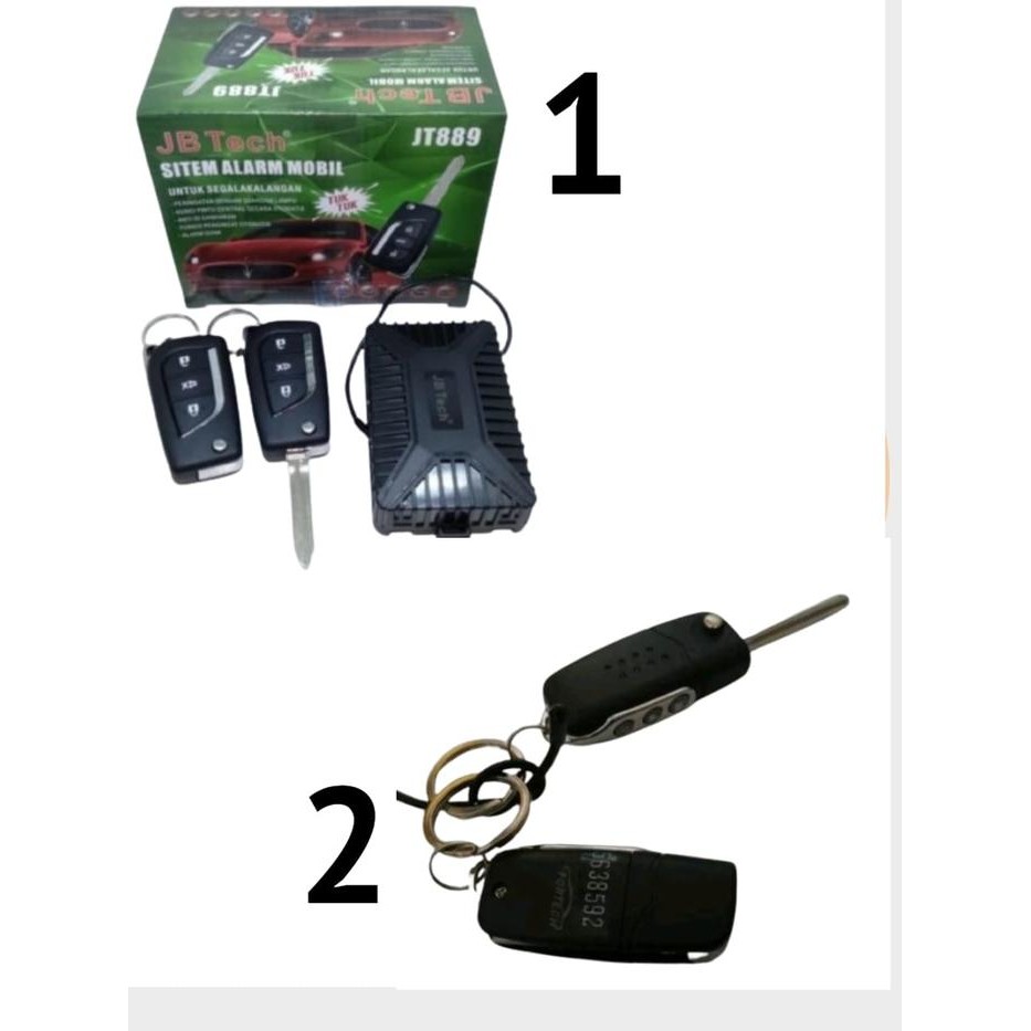 PREMIUM Alarm Mobil REMOTE Model Kunci Lipat / Flip Key Honda City