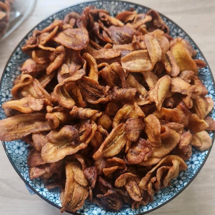 

PREMIUM KERIPIK PISANG OVEN MADU/SALE KERING ENAK KEMASAN 500 GRAM Makanan Camilan