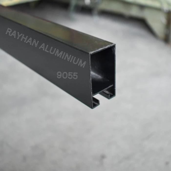 PREMIUM Dacon Sliding Door 9055 Tiang Polos Powder Coating Panjang 4.4 Meter