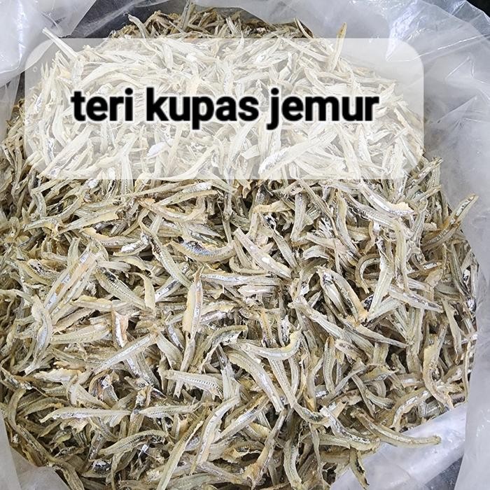 

PREMIUM Ikan teri bilis belah kupas 500g tidak asin kering dari tanjung pinang