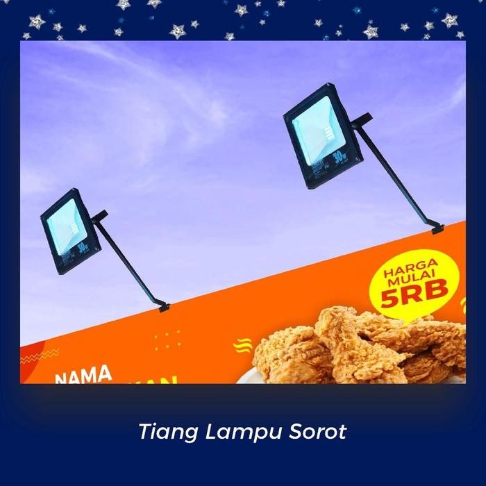 PREMIUM Pengait / Gantungan Tiang Lampu Sorot Tembak