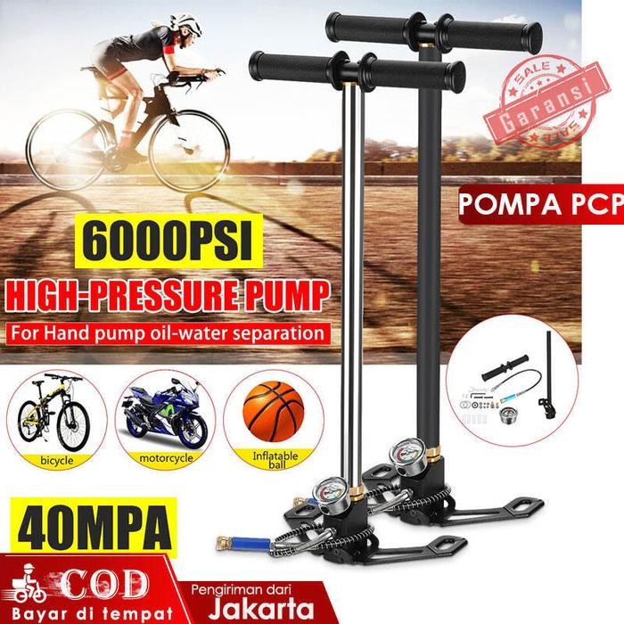 Pompa PCP pressure Guage 6000Psi 6000 Psi , Murah Kompresor PCP 6000 Psi ,Tungsten Steel 3 Stage