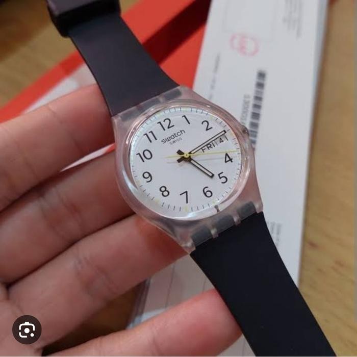 SWATCH Original GE726 RINSE REPEAT BLACK Garansi MAP Jam Tangan Wanita
