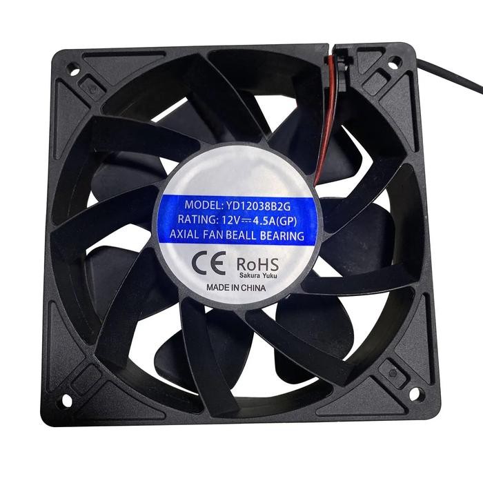 12V 4.5A 12CM Cooling Fan Replacement Square 4-Pin CANAAN AVALON 1246