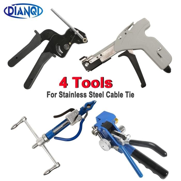 1pc Stainless Steel Cable Tie Gun Stainless Steel Zip Cable Tie Plier