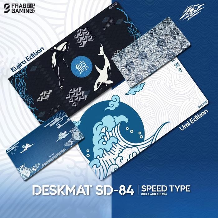 Sades SD84 / SD84 Kujira / Umi edition XL Gaming Mousepad Demat