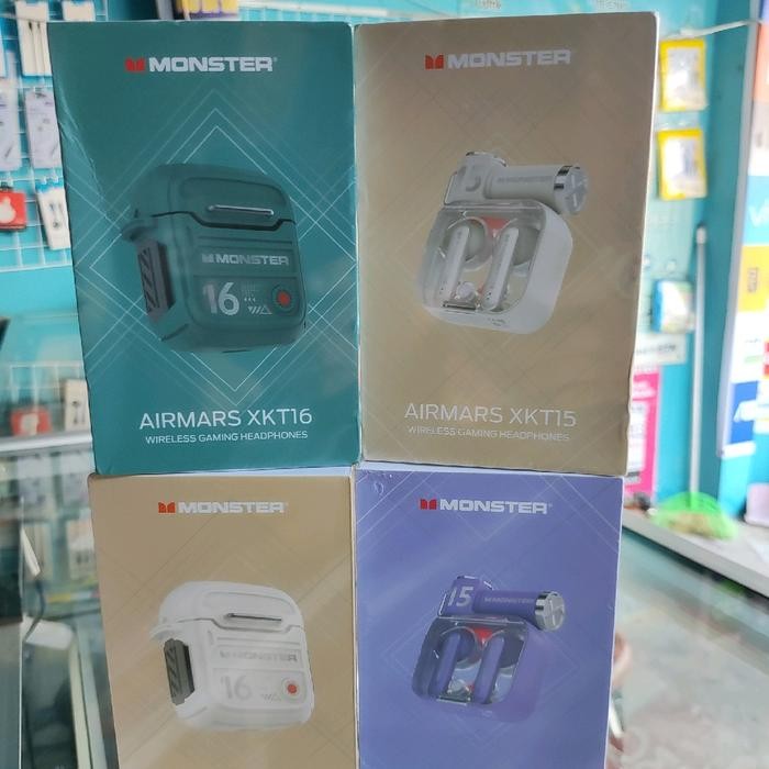 Tws Bluetooth Ori Monster Xkt15 Xkt16 Garansi Earbud