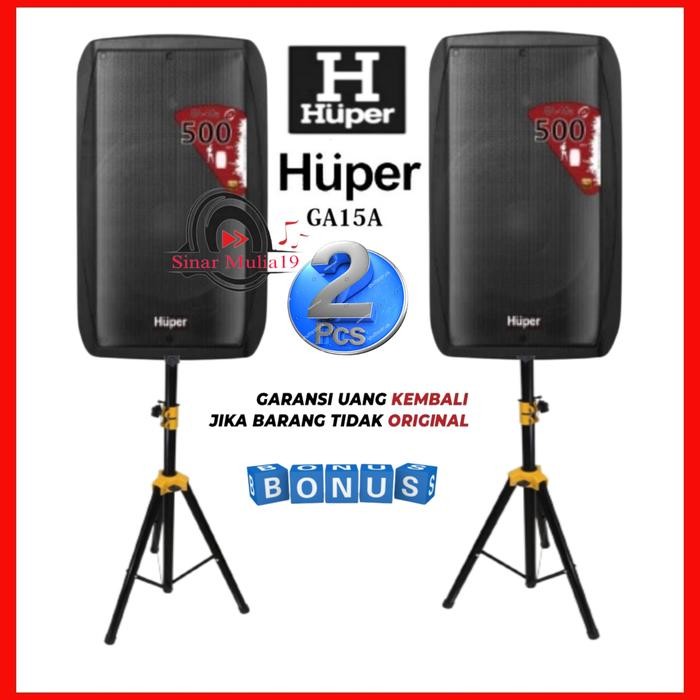 Speaker Aktif 15 In Huper Ga-15A Rms 500W ( New Model )