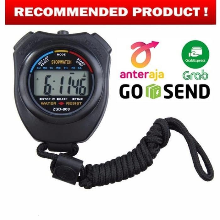 Stopwatch Digital LCD Stopwatch Olahraga