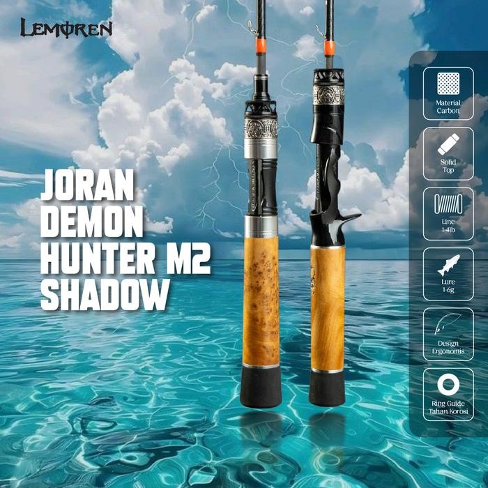 LEMOREN joran pancing ultralight 1-4lb joran pancing spinning / casting JP042