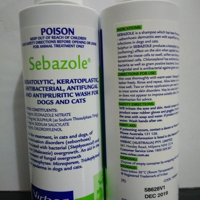 Jual [READY] Sampo jamur sebazole 250ml shampo jamur sebazole 200ml sampo sebazole