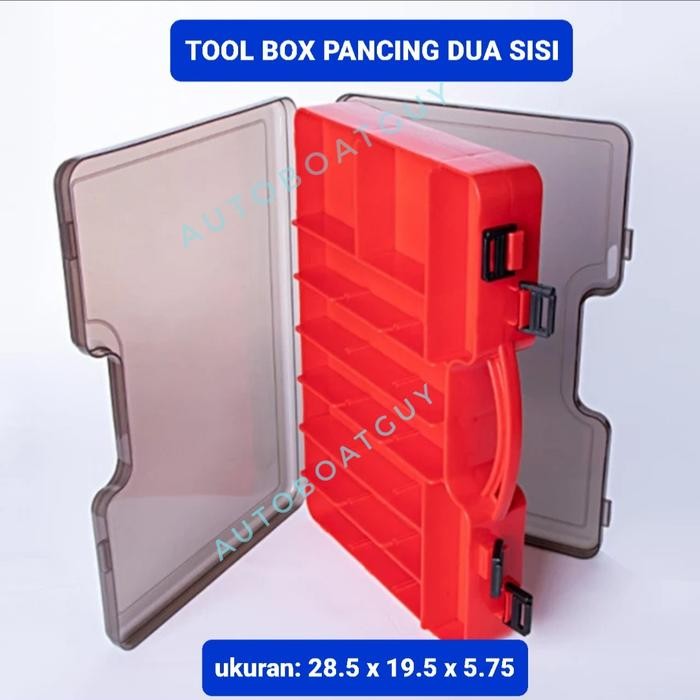 Tool Box Kotak Umpan Pancing Dua Sisi ( Double Side Lure Box )