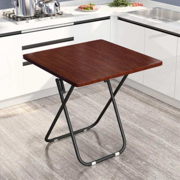 Dgl - Portable Meja Lipat Kayu / Meja Makan Portable / Meja Aesthetic Kayu / Meja Kecil Serbaguna