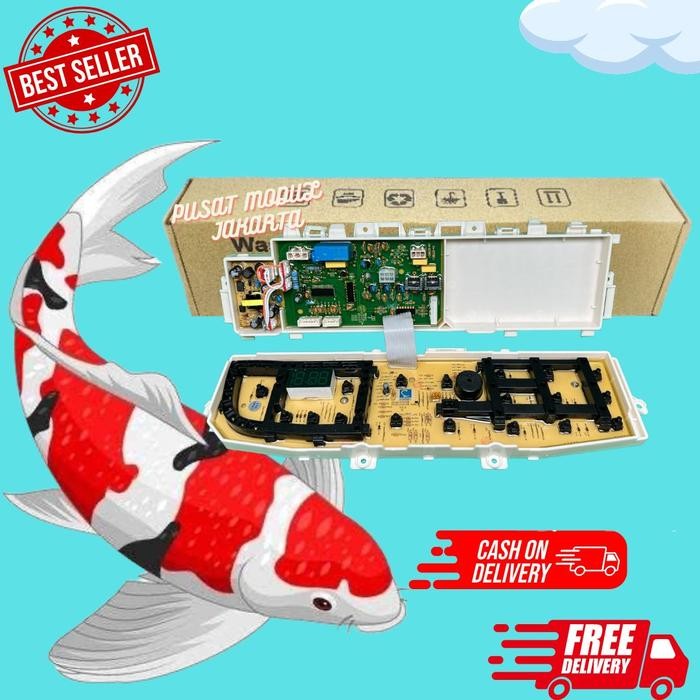 SAMSUNG WA12F5S5 MODUL PCB MEAIN CUCI TOP LOADING