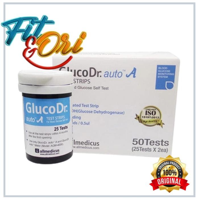 Gluco Dr Auto Isi 50 Test Strip / Strip Gluco Dr Auto Agm4000 E 71