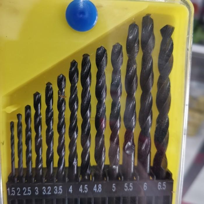 [Expert] MATA BOR SET 13 PCS MATA BOR BESI KAYU 1.5 - 6.5 MM