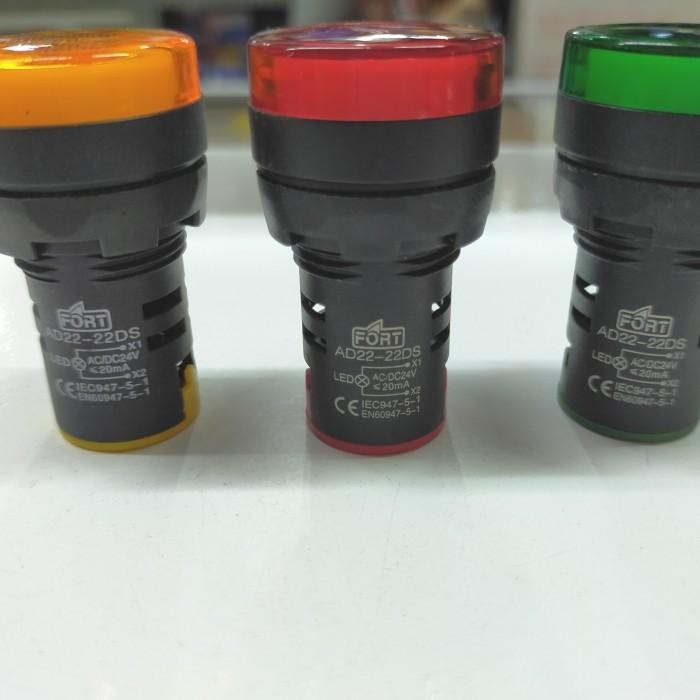 [Expert] pilot lamp LED 24volt AC/DC 22mm lampu panel