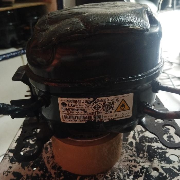 KOMPRESOR KULKAS LG INVERTER BSA75NHMV Made in Thailand bekas