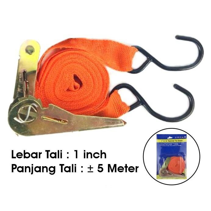 Ratchet Tie Down / Tali Pengikat Di Motor Serbaguna
