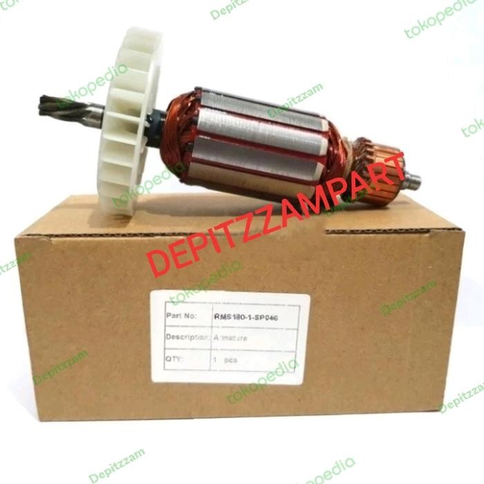 Armature Rsm180-1 Ryu Original Part Angker Rotor Miter Saw 7 "Rsm180-1