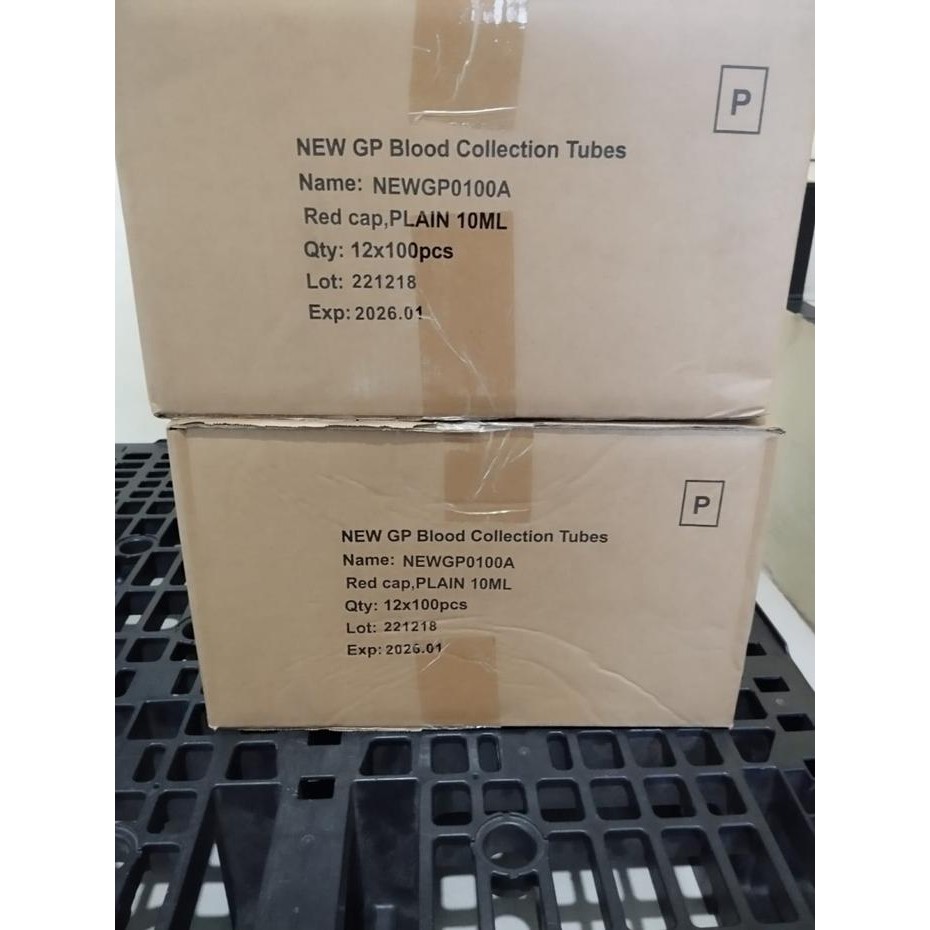 Tabung Plain 10Ml 5Ml 3Ml Gp Vacutainer Vacuum Tube Laboratorium