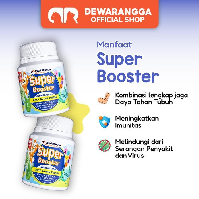 VITAMIN IMUN KUCING SUPER BOOSTER DEWARANGGA - VITAMIN IMUNITAS KUCING