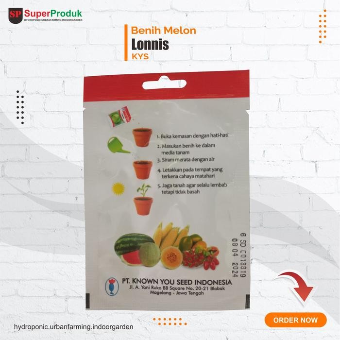 Gardening_Love Benih Melon Lonnis Melon Hijau Known You Seed