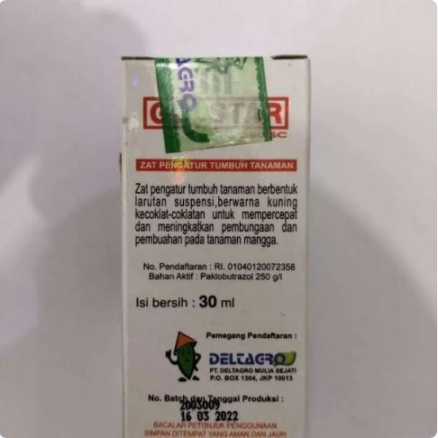 Gardening_Love Pupuk Zpt Golstar 250Sc Zpt Buah Hormon Buah Mangga,Durian Dll