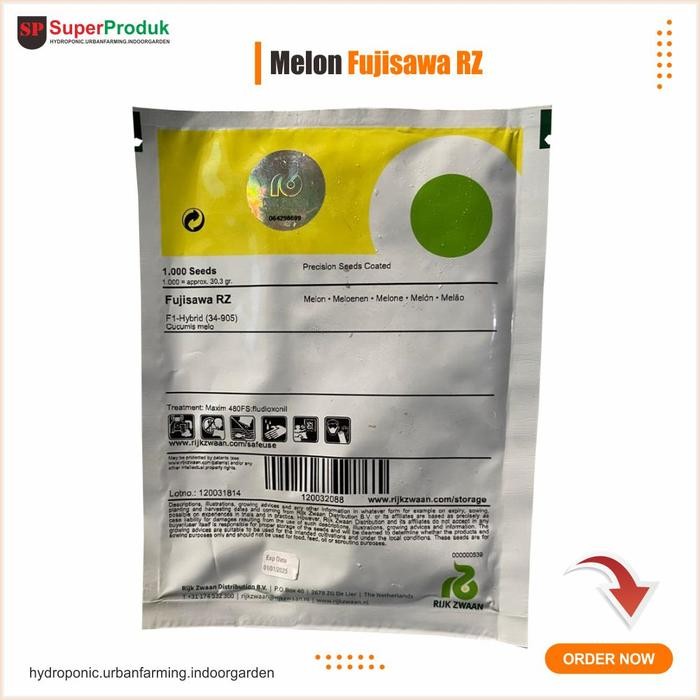 Gardening_Love Benih Melon Fujisawa Rz 1000Seed