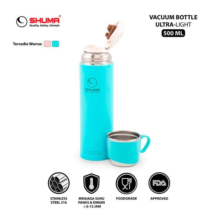 Termos Stainless Steel 316 Ultra Light 500 Ml Shuma #Gratisongkir